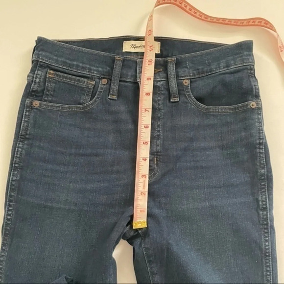 Madewell 10" High Rise Skinny Jeans Hayes Wash F4684 - Picture 8 of 11
